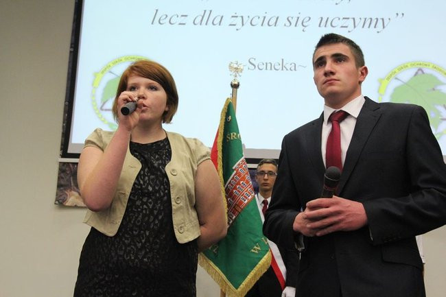 Pasowanie w ZSOŚ (zdjęcia)