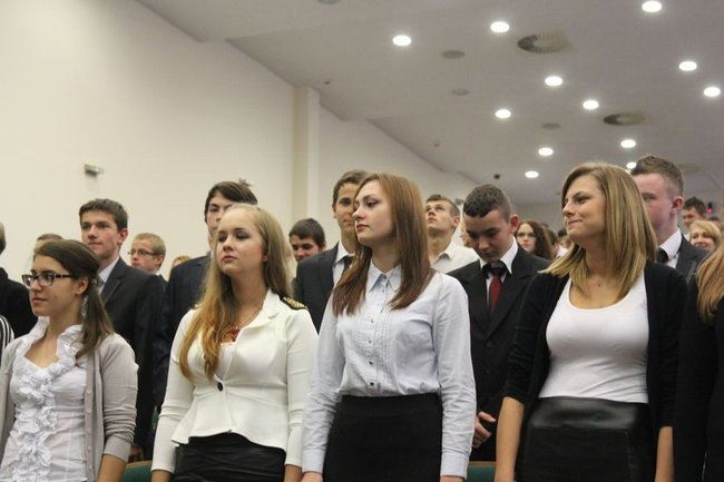 Pasowanie w ZSOŚ (zdjęcia)