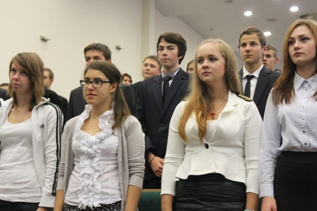 Pasowanie w ZSOŚ (zdjęcia)