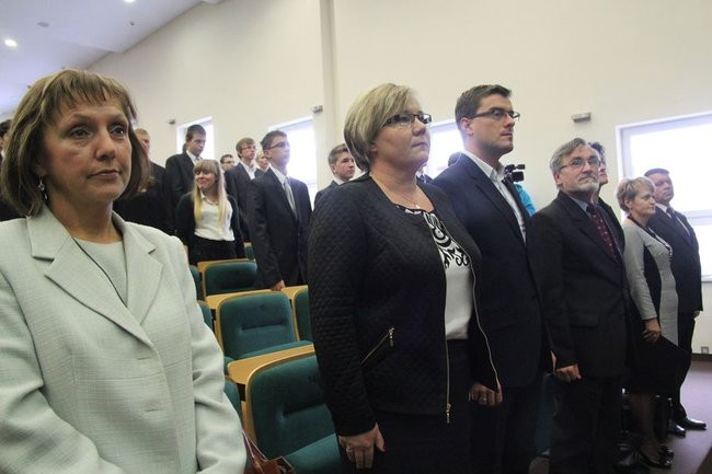 Pasowanie w ZSOŚ (zdjęcia)