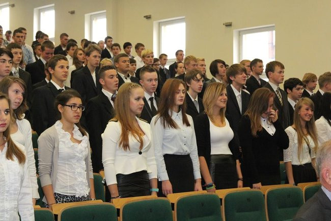 Pasowanie w ZSOŚ (zdjęcia)