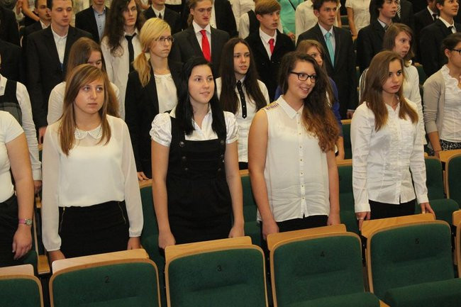 Pasowanie w ZSOŚ (zdjęcia)