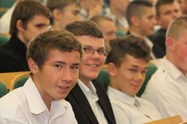 Pasowanie w ZSOŚ (zdjęcia)