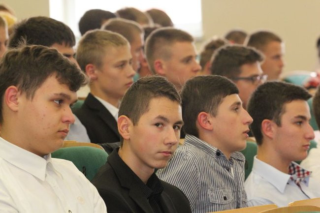 Pasowanie w ZSOŚ (zdjęcia)