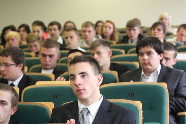 Pasowanie w ZSOŚ (zdjęcia)