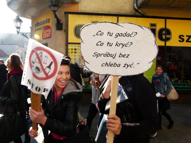 Marsz przeciw marnowaniu jedzenia (zdjęcia)