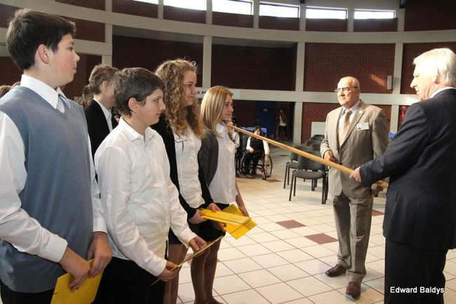 Pasowanie na ucznia Gimnazjum nr 7 (zdjęcia)