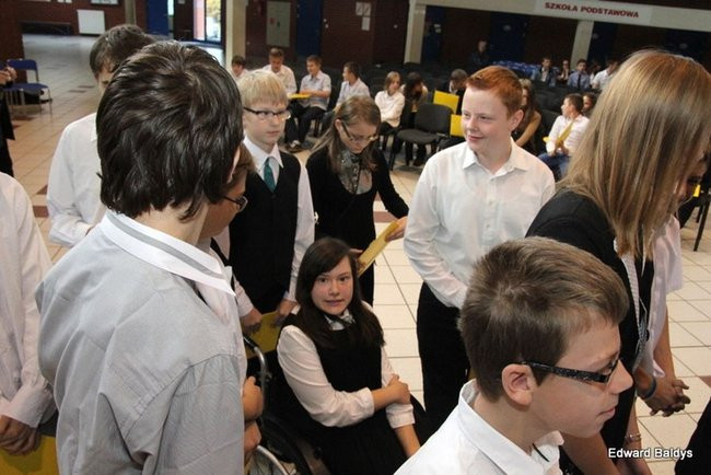 Pasowanie na ucznia Gimnazjum nr 7 (zdjęcia)