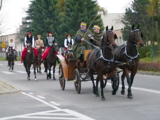 Kawaleria na drogach gminy Włoszakowice (zdjęcia)