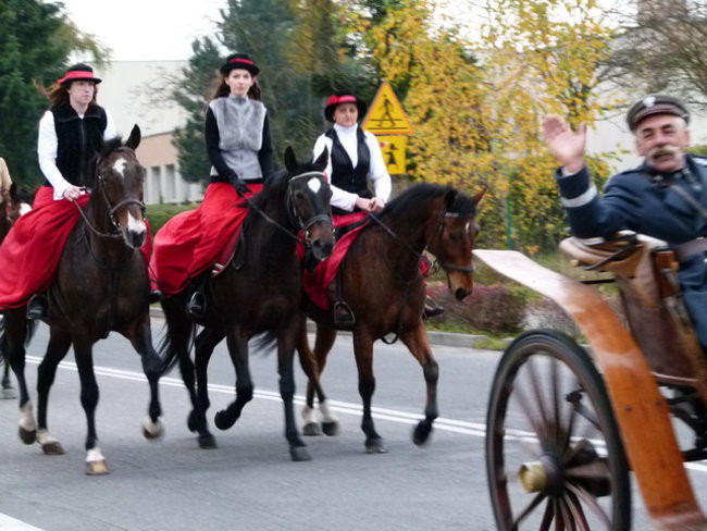 Kawaleria na drogach gminy Włoszakowice (zdjęcia)