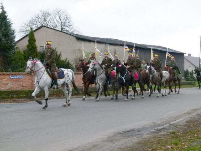 Kawaleria na drogach gminy Włoszakowice (zdjęcia)
