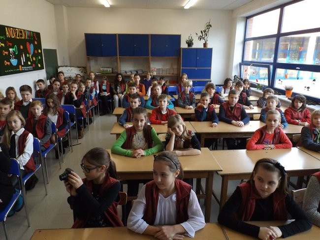 Spotkanie uczniów z wiceprezydentem (zdjęcia)