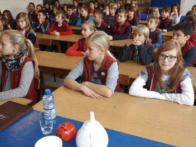 Spotkanie uczniów z wiceprezydentem (zdjęcia)
