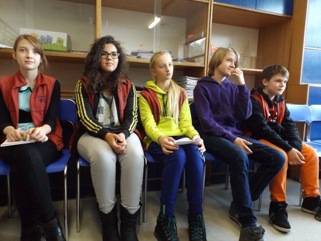Spotkanie uczniów z wiceprezydentem (zdjęcia)