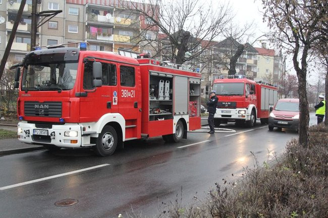 Pożar na Dożynkowej (zdjęcia)
