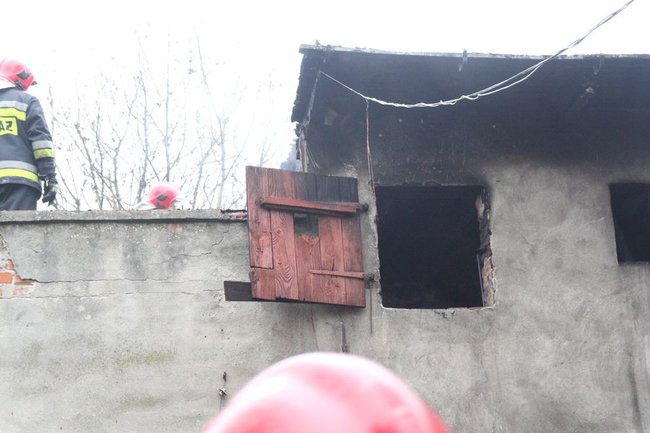 Pożar na Dożynkowej (zdjęcia)