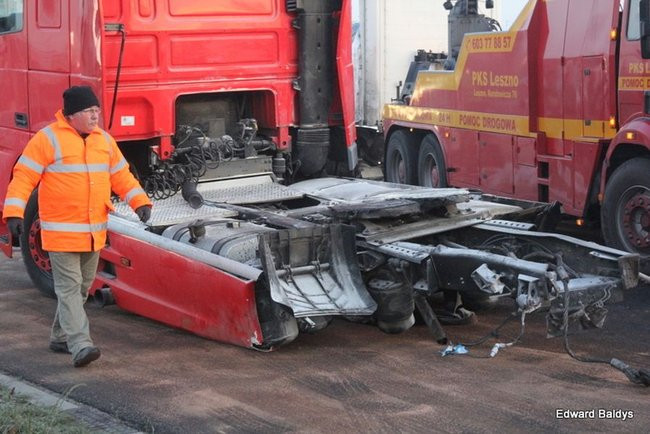 Wypadek koło Trapezu (zdjęcia)