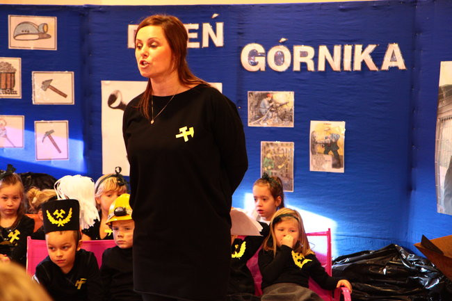 Do przedszkola przyjechali górnicy (zdjęcia)