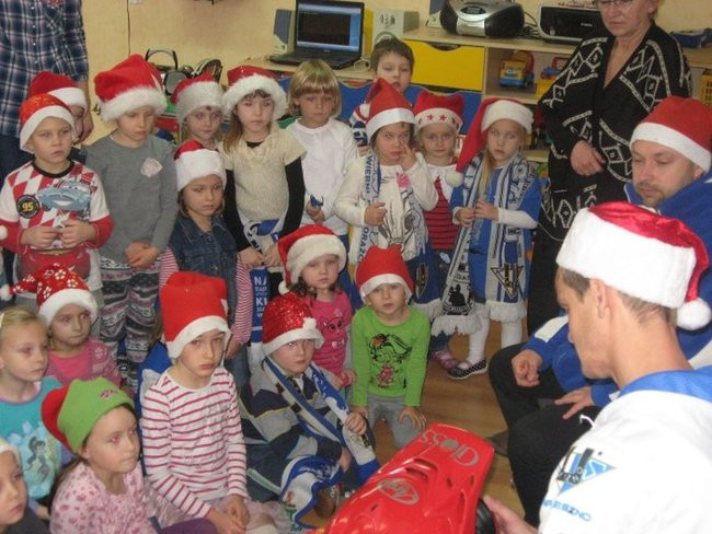 Damian Baliński w roli Mikołaja (zdjęcia)