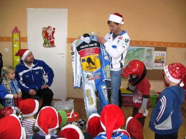 Damian Baliński w roli Mikołaja (zdjęcia)