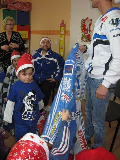 Damian Baliński w roli Mikołaja (zdjęcia)
