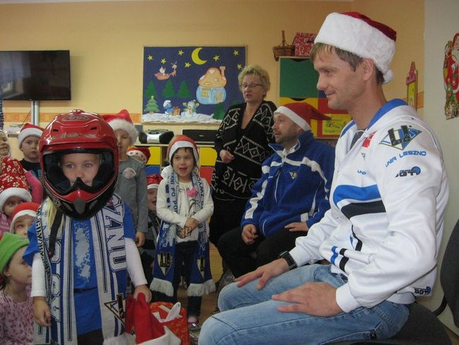 Damian Baliński w roli Mikołaja (zdjęcia)