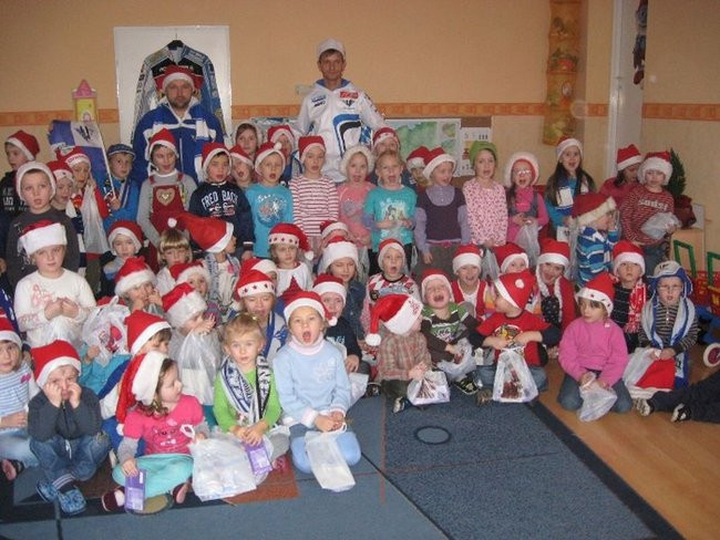 Damian Baliński w roli Mikołaja (zdjęcia)