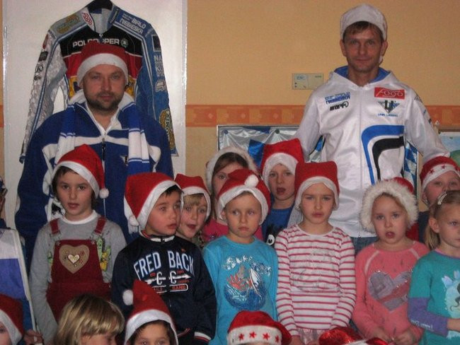 Damian Baliński w roli Mikołaja (zdjęcia)