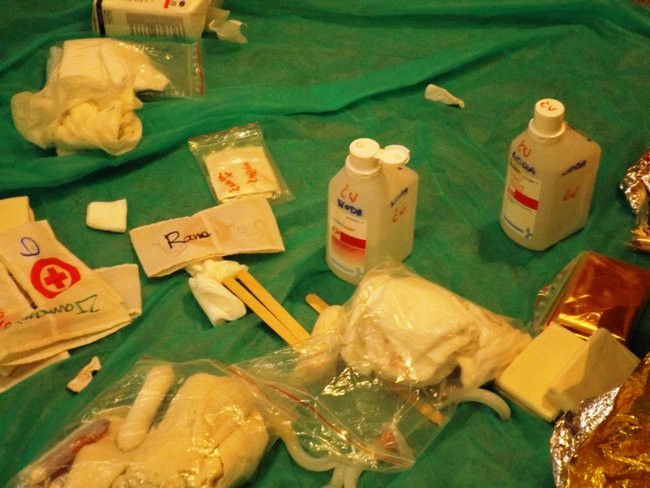 Młodzież z PCK na biwaku (zdjęcia)