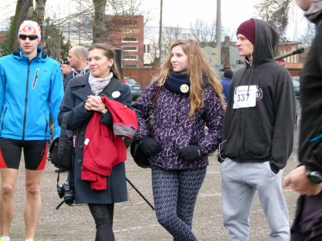 Trzystu sylwestrowych biegaczy ( zdjęcia)
