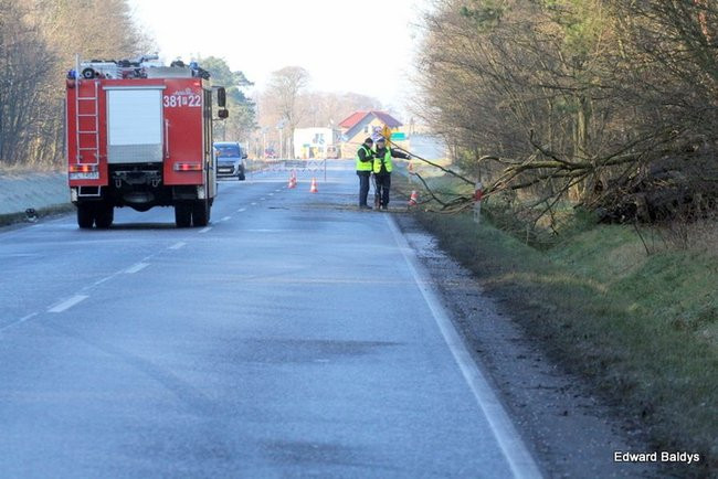 Dachowanie samochodu koło Krzemieniewa (zdjęcia)