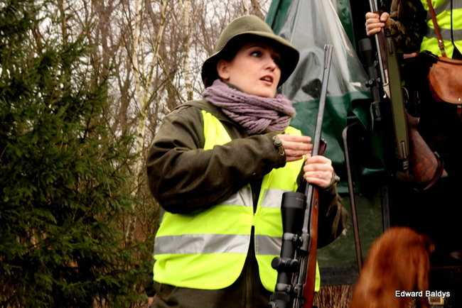 Kilkudziesięciu myśliwych na polowaniu (zdjęcia)