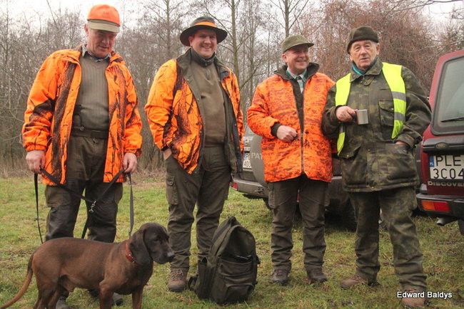 Kilkudziesięciu myśliwych na polowaniu (zdjęcia)