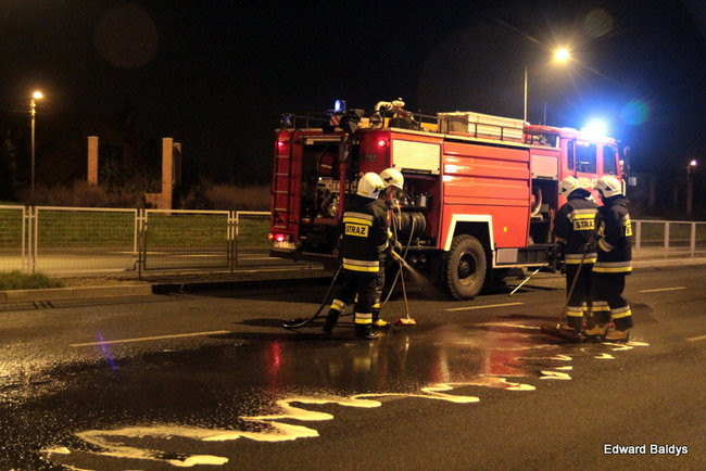 Mydło na jezdni (zdjęcia)