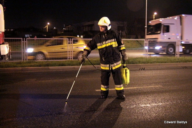 Mydło na jezdni (zdjęcia)