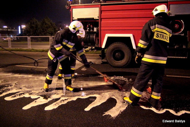 Mydło na jezdni (zdjęcia)