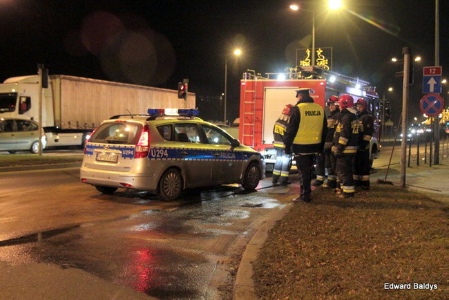 Mydło na jezdni (zdjęcia)