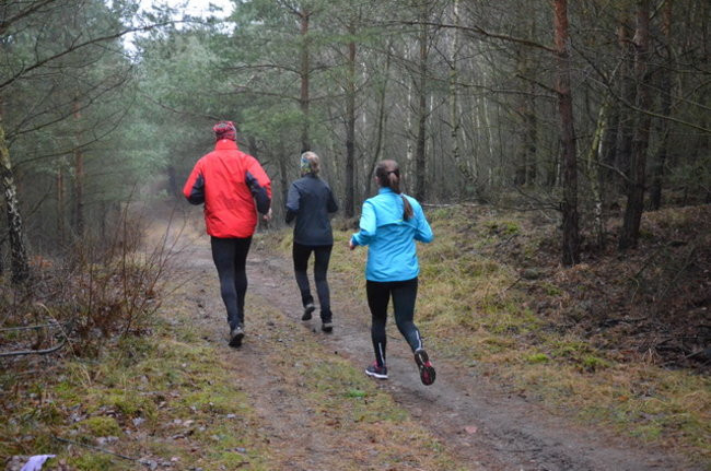 Koleżeńskie bieganie (zdjęcia)