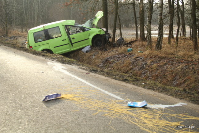 Śmiertelny wypadek w okolicach Krzyżowca (zdjęcia, dźwięk i wideo)