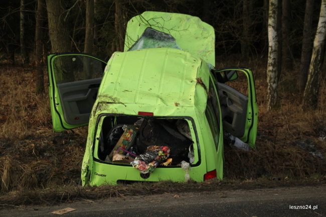 Śmiertelny wypadek w okolicach Krzyżowca (zdjęcia, dźwięk i wideo)
