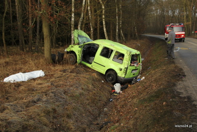 Śmiertelny wypadek w okolicach Krzyżowca (zdjęcia, dźwięk i wideo)