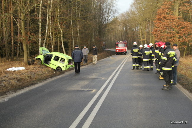 Śmiertelny wypadek w okolicach Krzyżowca (zdjęcia, dźwięk i wideo)