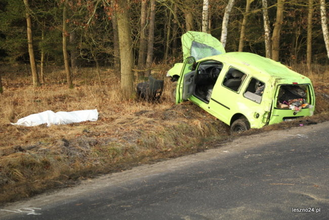 Śmiertelny wypadek w okolicach Krzyżowca (zdjęcia, dźwięk i wideo)