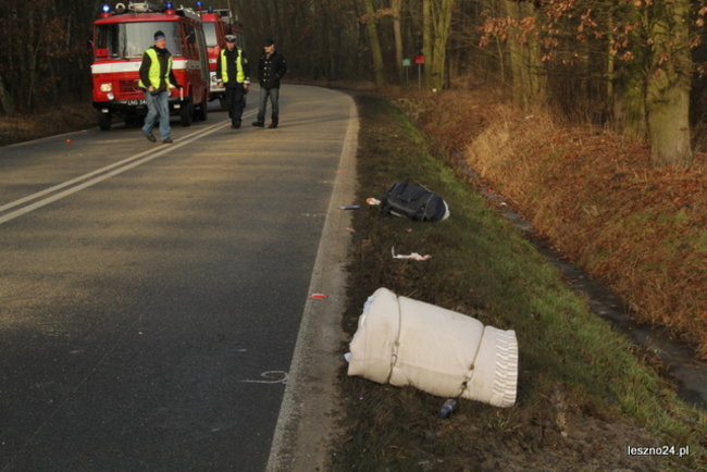 Śmiertelny wypadek w okolicach Krzyżowca (zdjęcia, dźwięk i wideo)