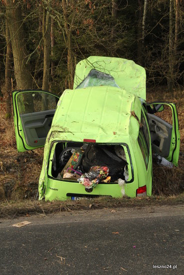 Śmiertelny wypadek w okolicach Krzyżowca (zdjęcia, dźwięk i wideo)