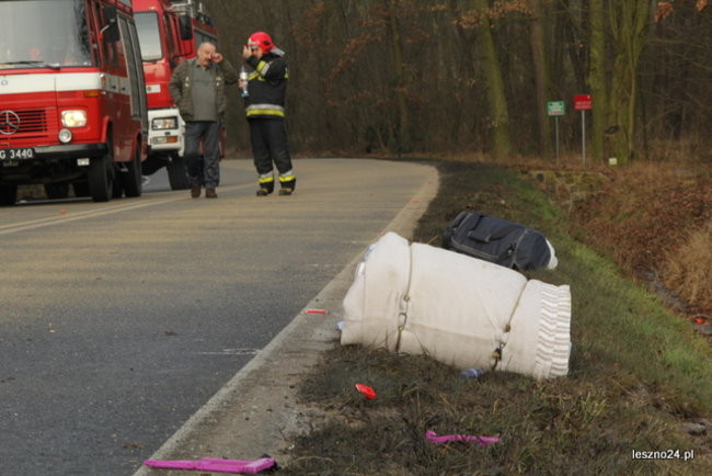 Śmiertelny wypadek w okolicach Krzyżowca (zdjęcia, dźwięk i wideo)