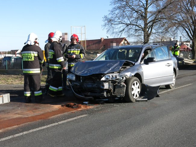 Zderzenie w Lasocicach (zdjęcia i wideo)
