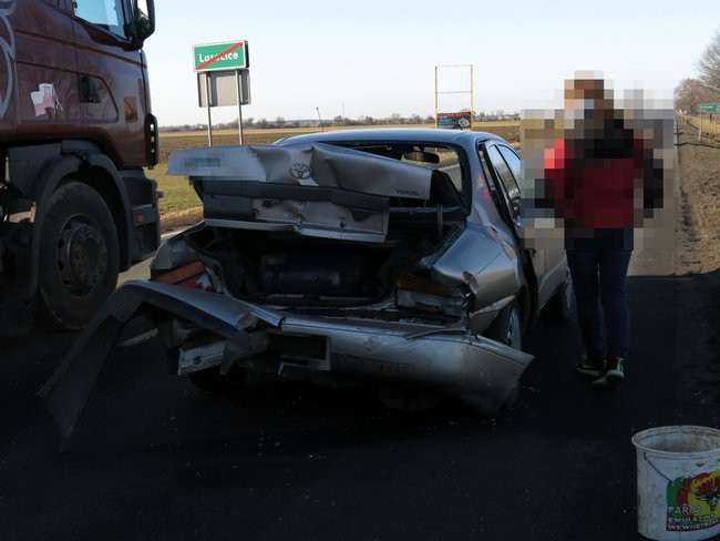 Zderzenie w Lasocicach (zdjęcia i wideo)