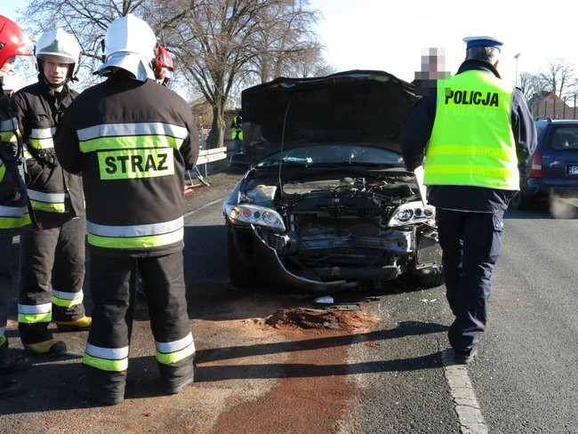 Zderzenie w Lasocicach (zdjęcia i wideo)
