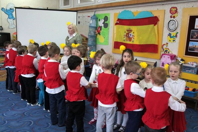 Hiszpańskie Smerfy w Przedszkolu nr 19 (zdjęcia)